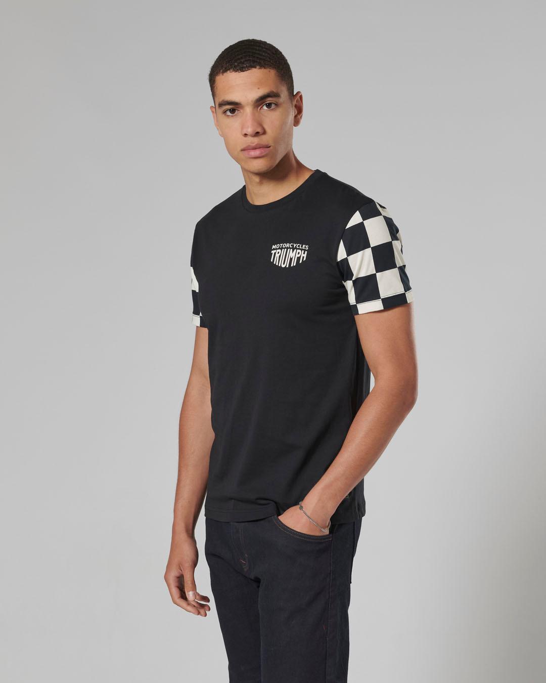 PRESTON T-SHIRT BLACK / BONE XS image 5