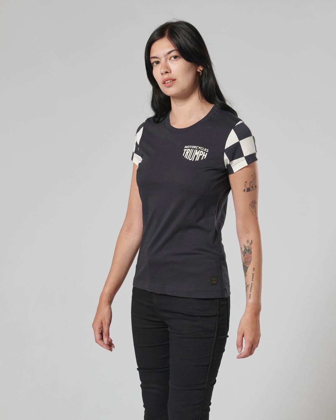 MARIE LADIES T-SHIRT BLACK / BONE M image 5