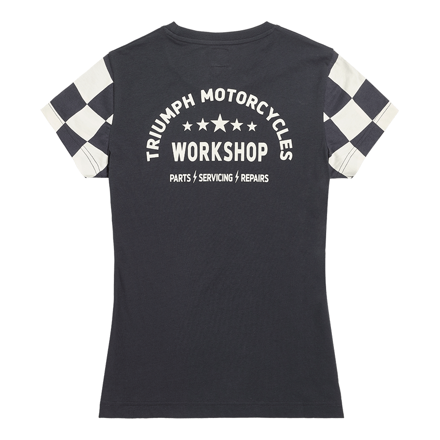 MARIE LADIES T-SHIRT BLACK / BONE XL image 3