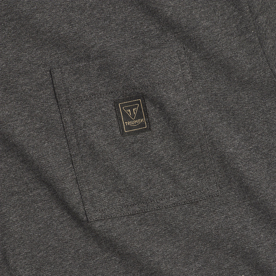 DITCHLING T-SHIRT BLACK MARL XL image 4