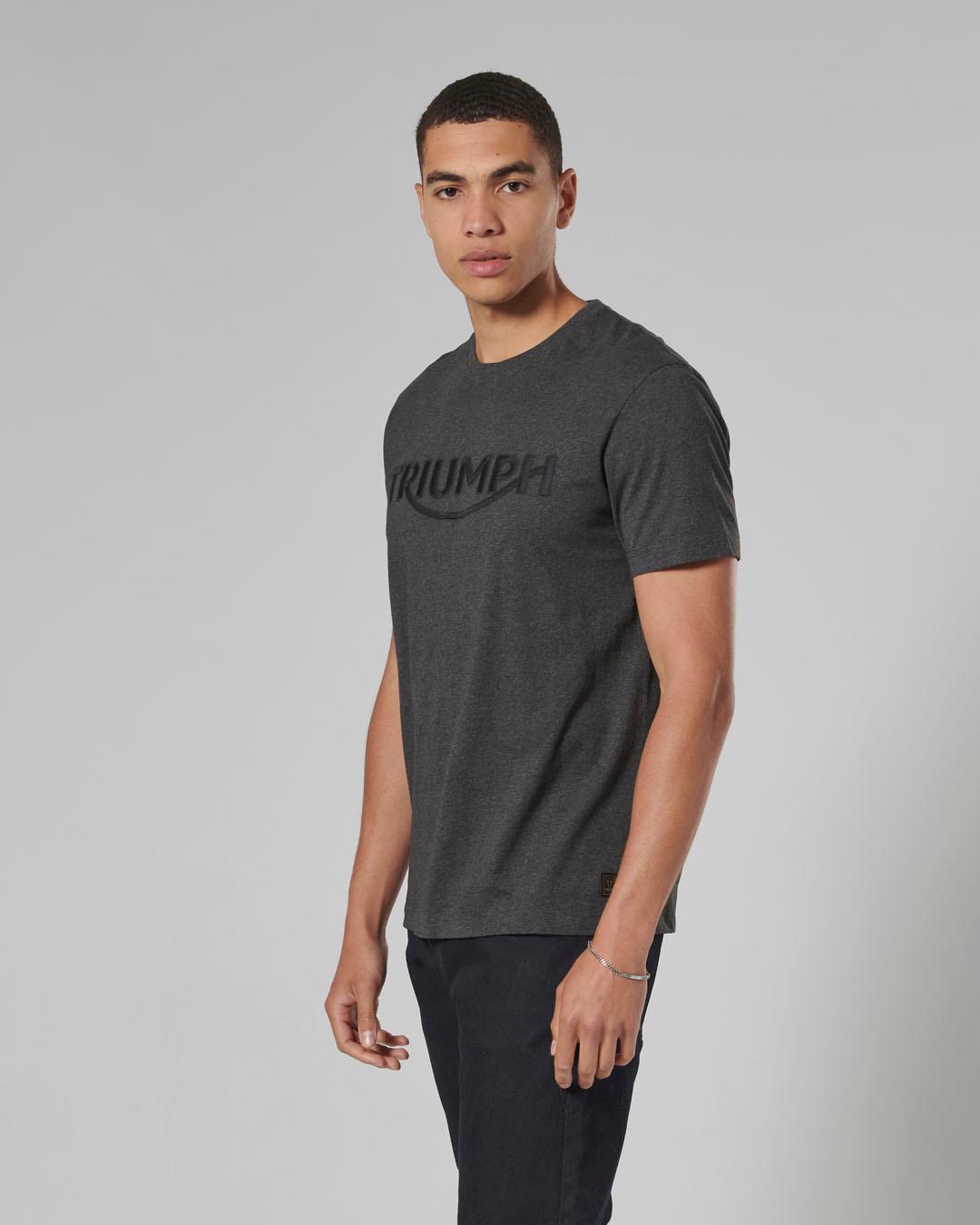 BAMBURGH T-SHIRT BLACK MARL XL image 4