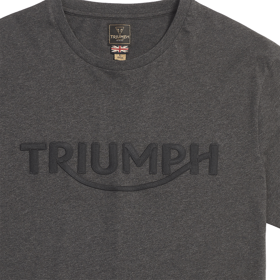 BAMBURGH T-SHIRT BLACK MARL XL image 2