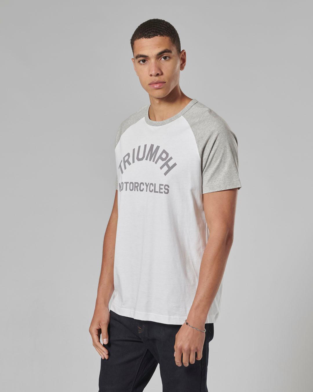 SALTERN T-SHIRT WHITE / GREY MARL XS image 5