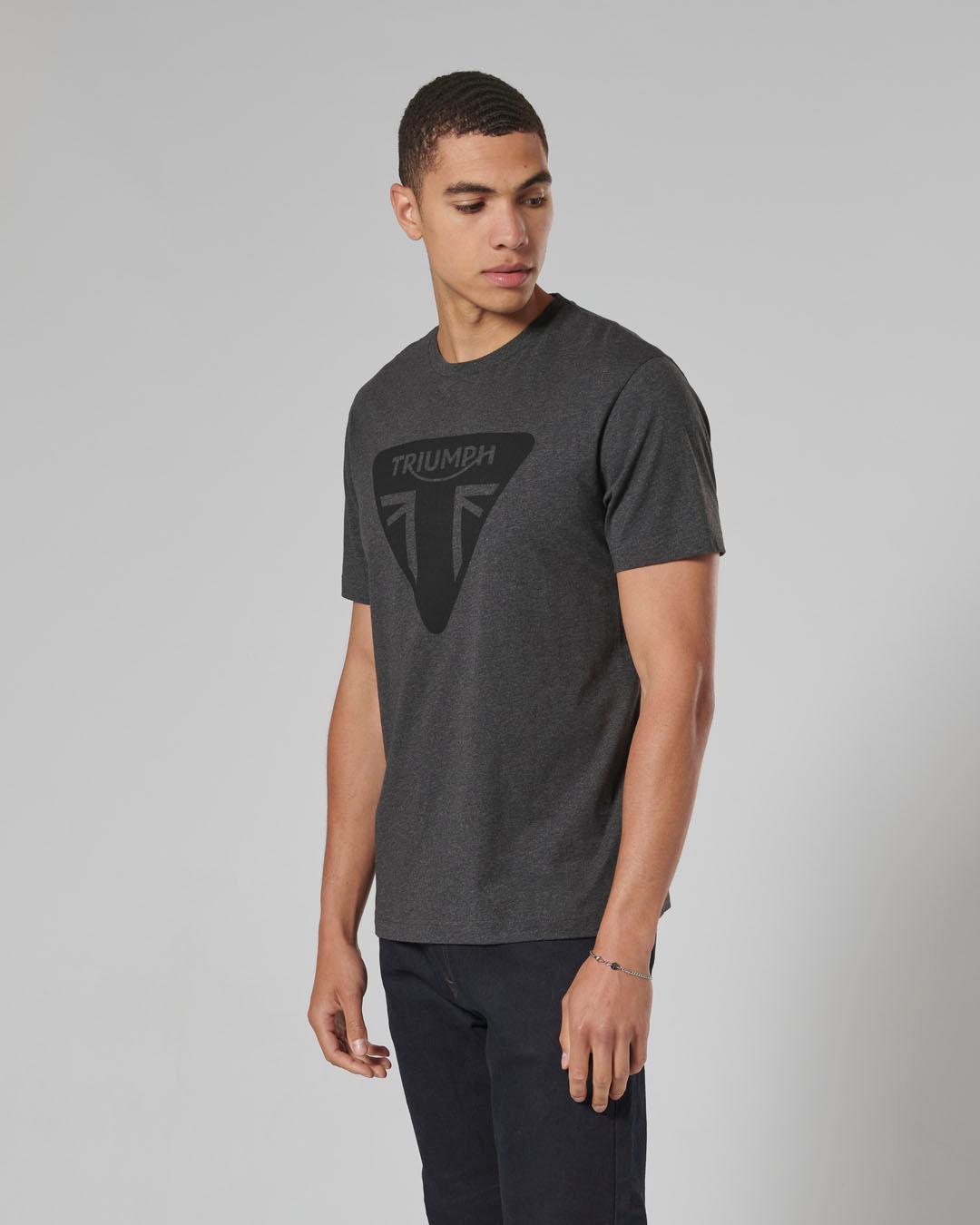 HELSTON T-SHIRT BLACK MARL L image 5