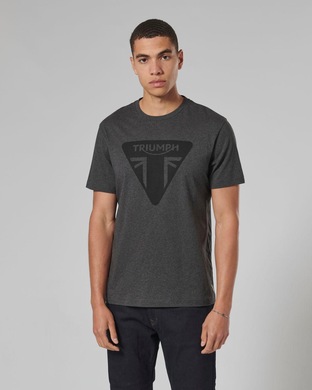 HELSTON T-SHIRT BLACK MARL M image 7