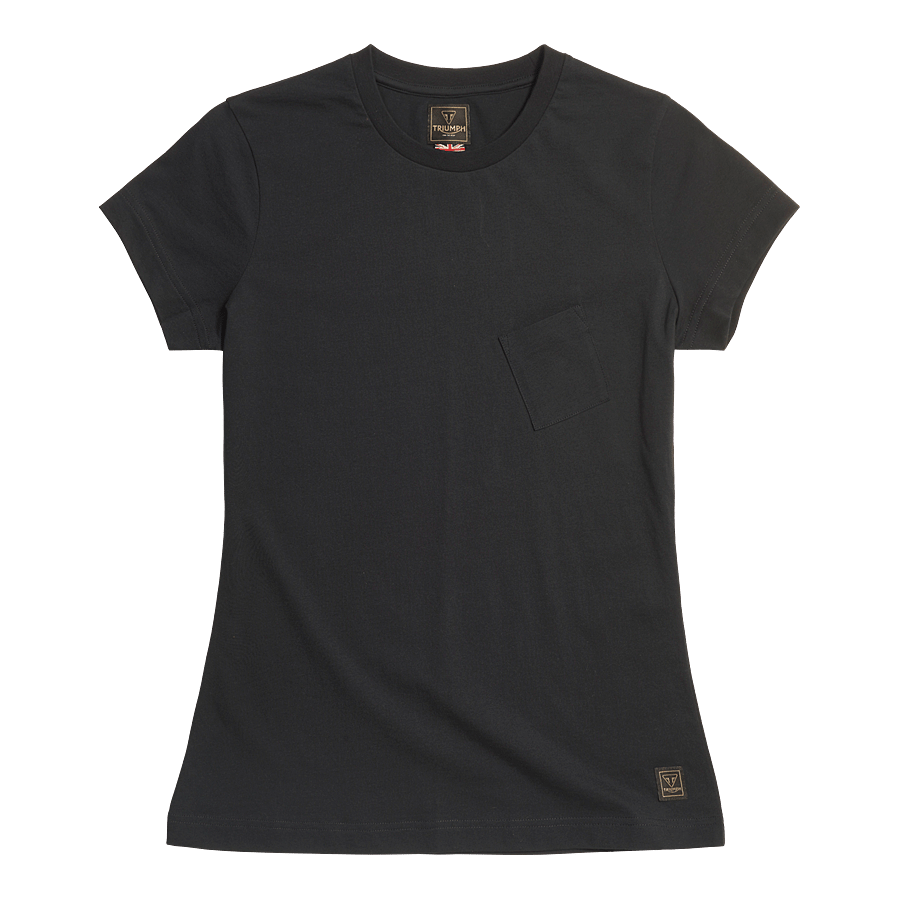 LADIES BONNEVILLE T120 T-SHIRT BLACK XXS image 3