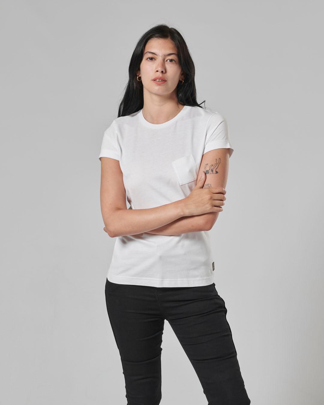 LADIES BONNEVILLE T120 T-SHIRT WHITE XXS image 8