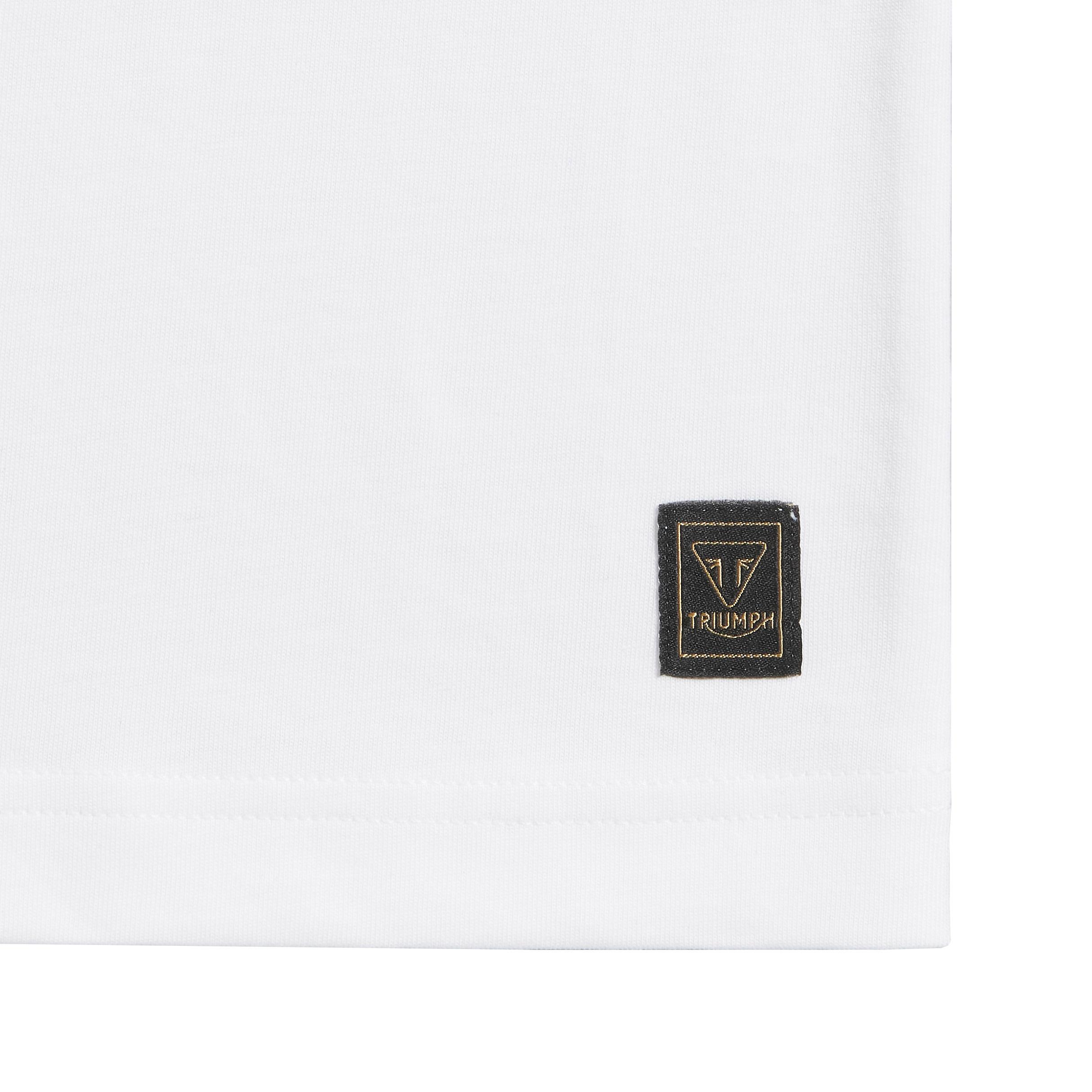 PISTON RICH T-SHIRT WHITE / GREY M image 5