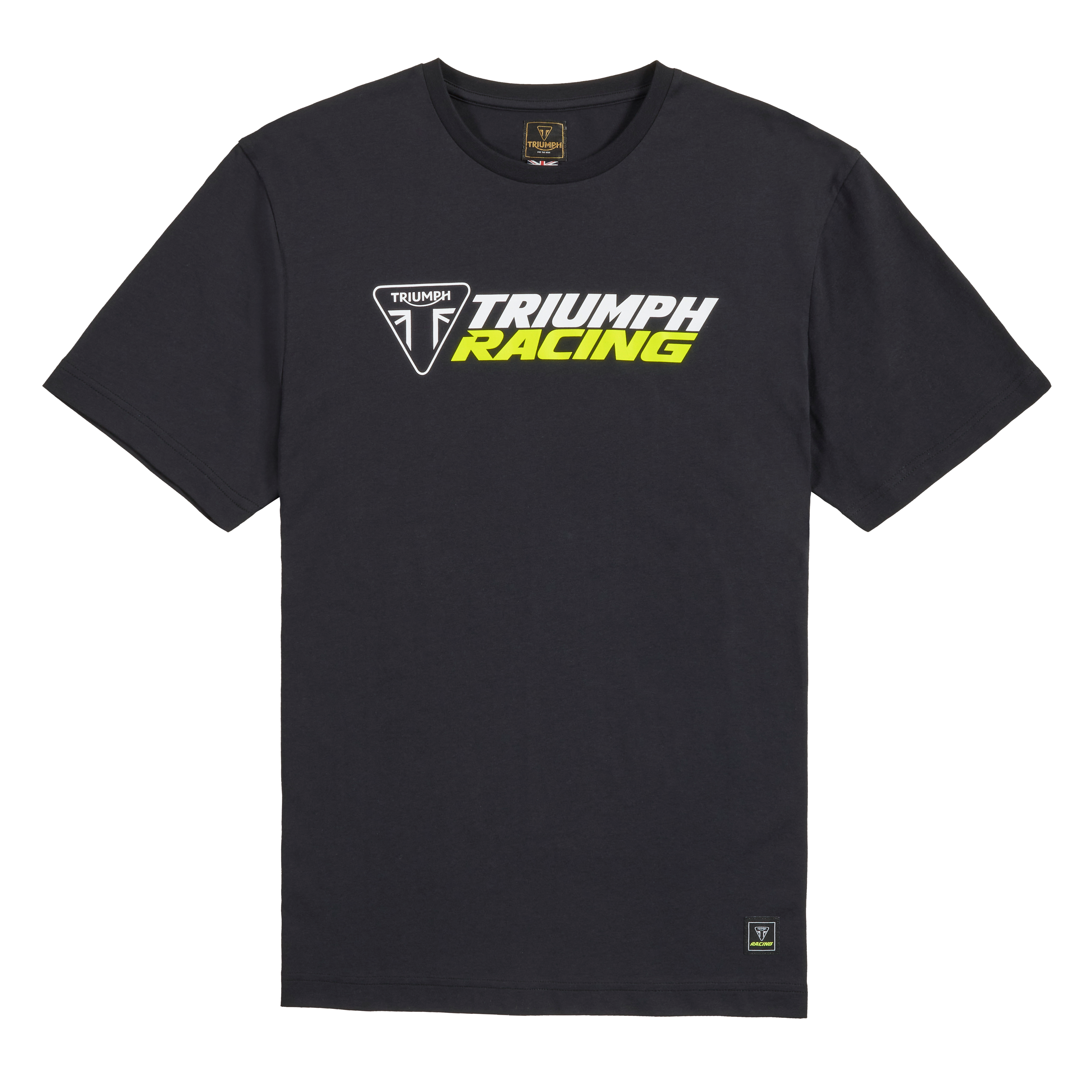 RACING TEE BLACK / YELLOW L image 2