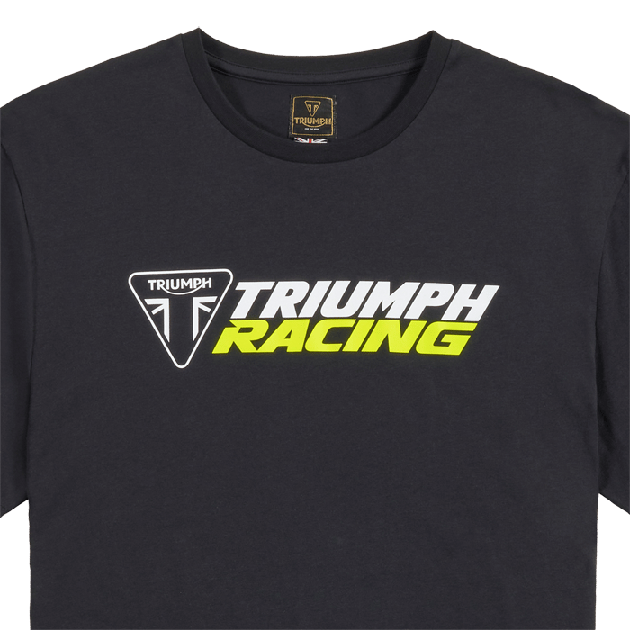 RACING TEE BLACK / YELLOW S image 11