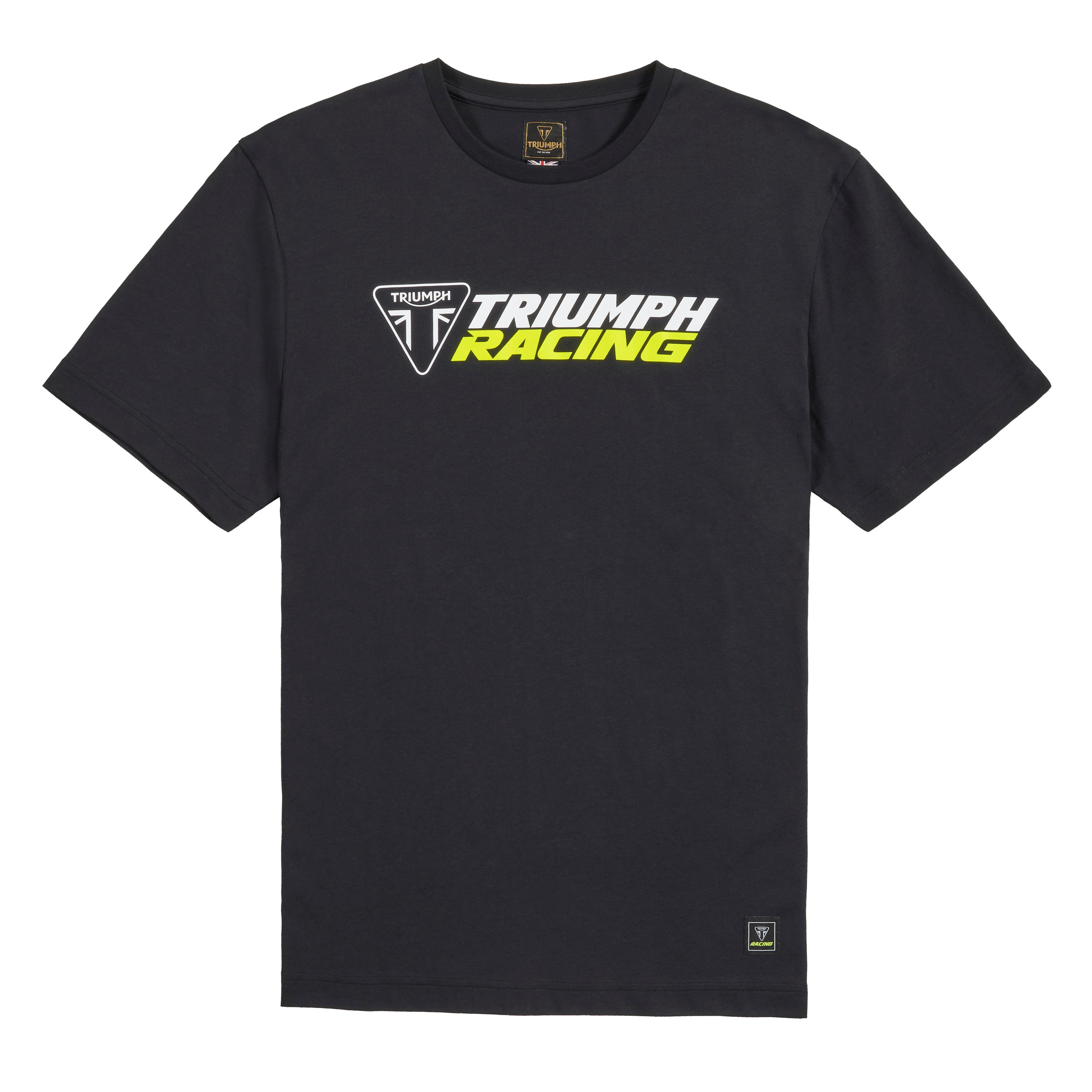 RACING TEE BLACK / YELLOW S image 8