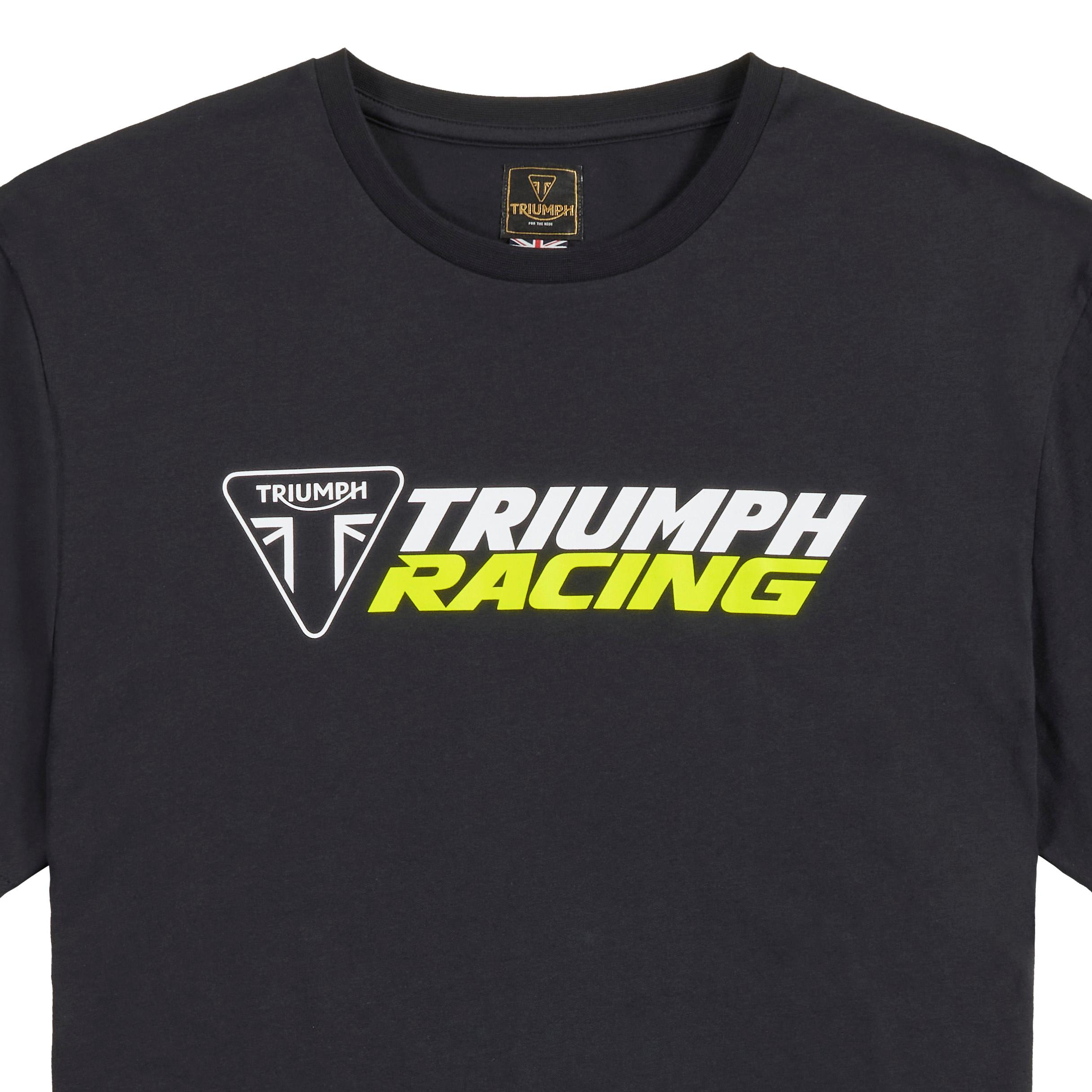 RACING TEE BLACK / YELLOW S image 9