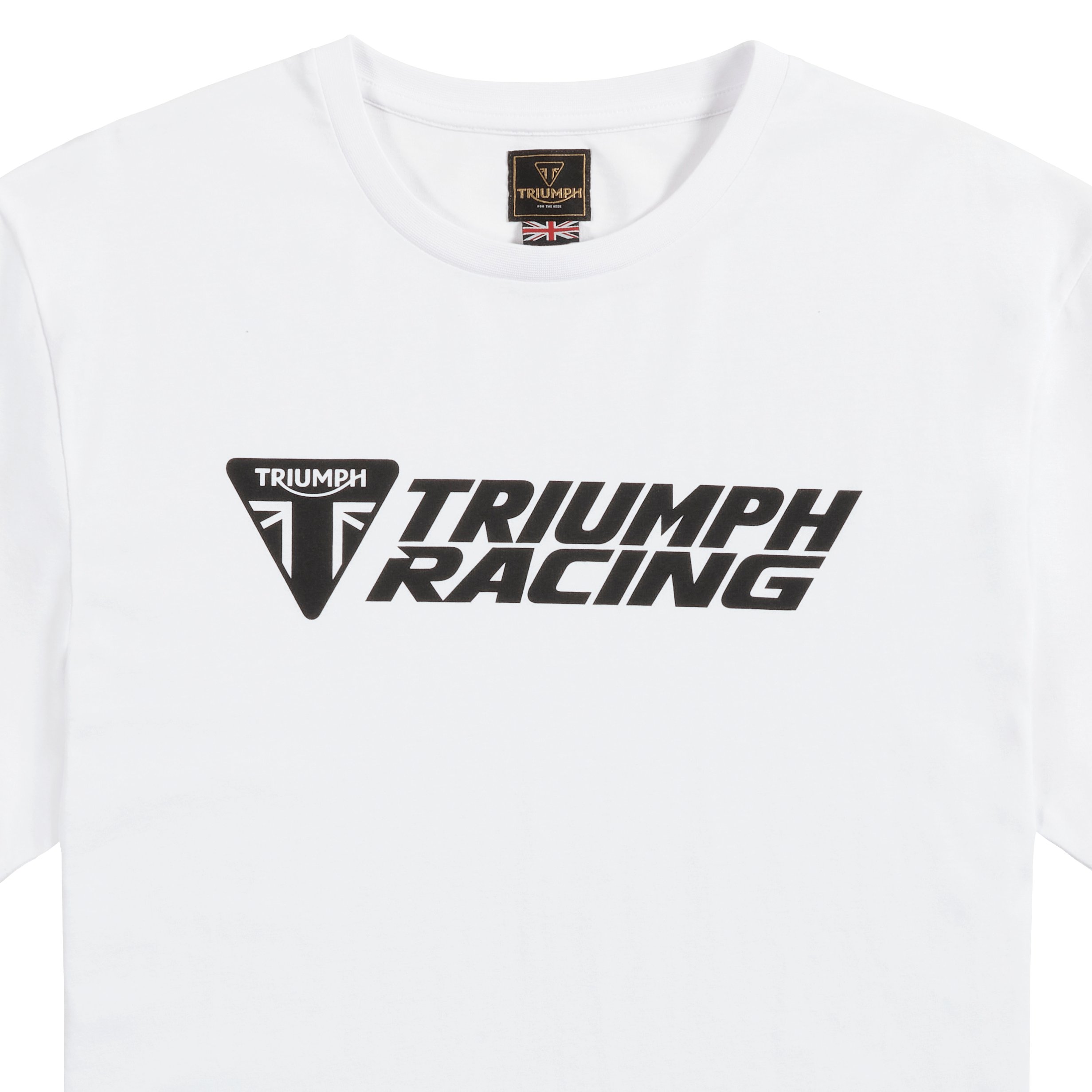 RACING TEE WHITE / BLACK M image 4