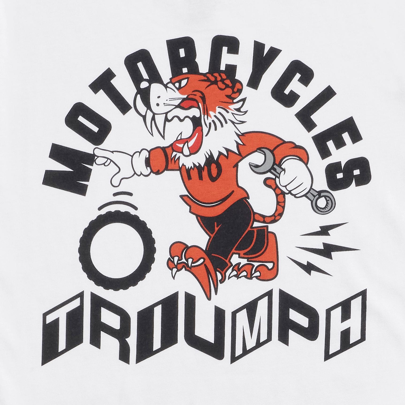 PIT STOP T-SHIRT WHITE L image 1