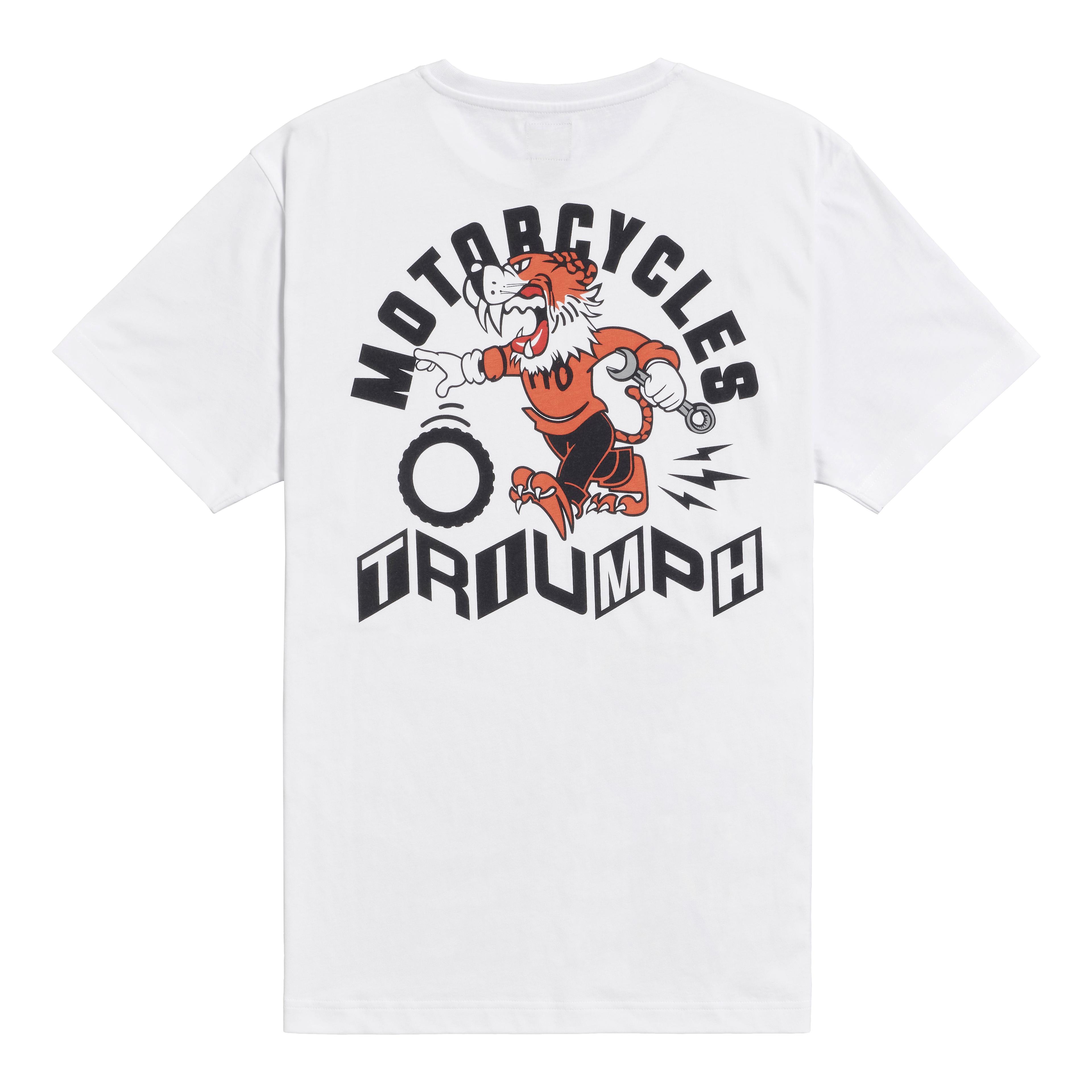 PIT STOP T-SHIRT WHITE XS image 4