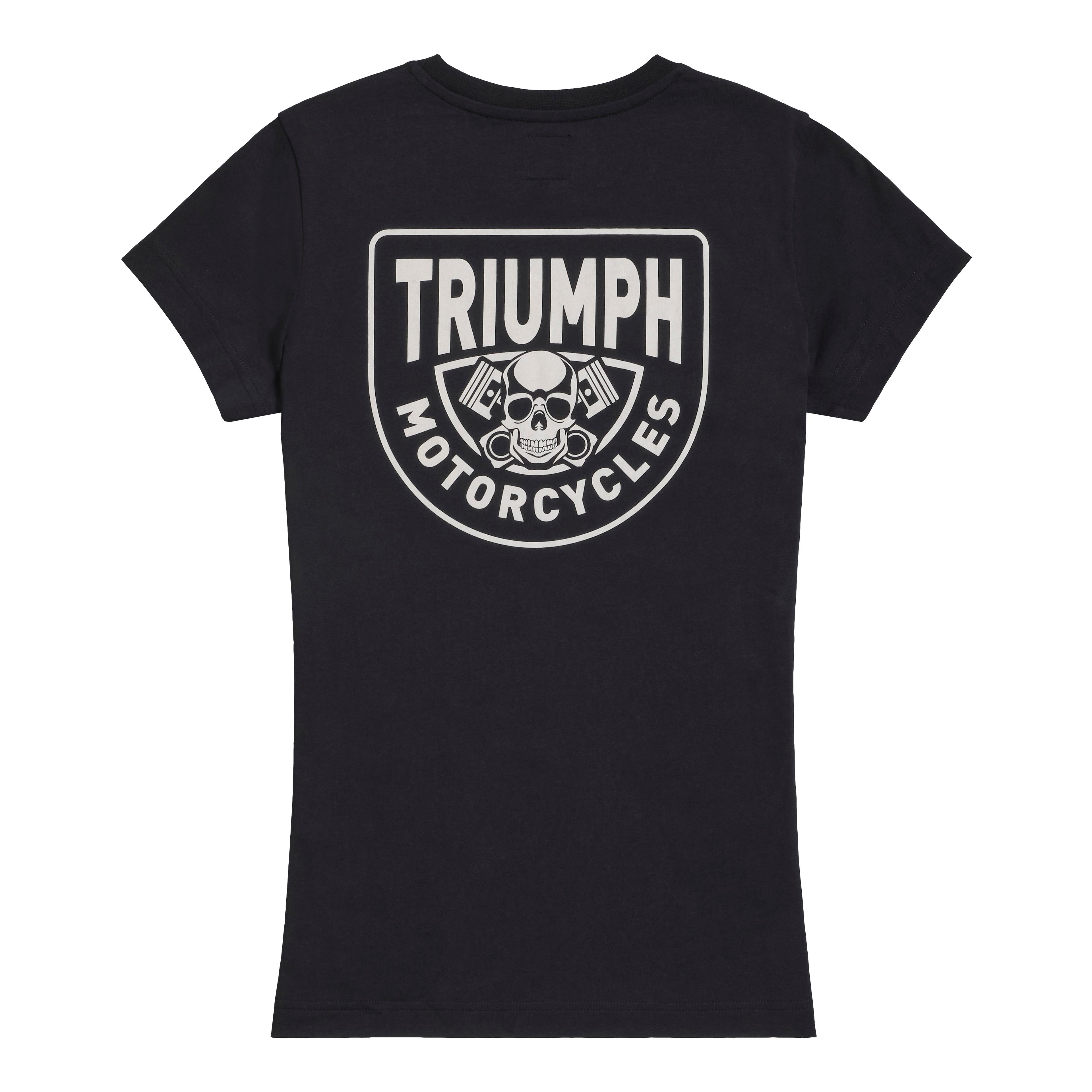 LADIES PISTON RICH T-SHIRT BLACK XL image 3