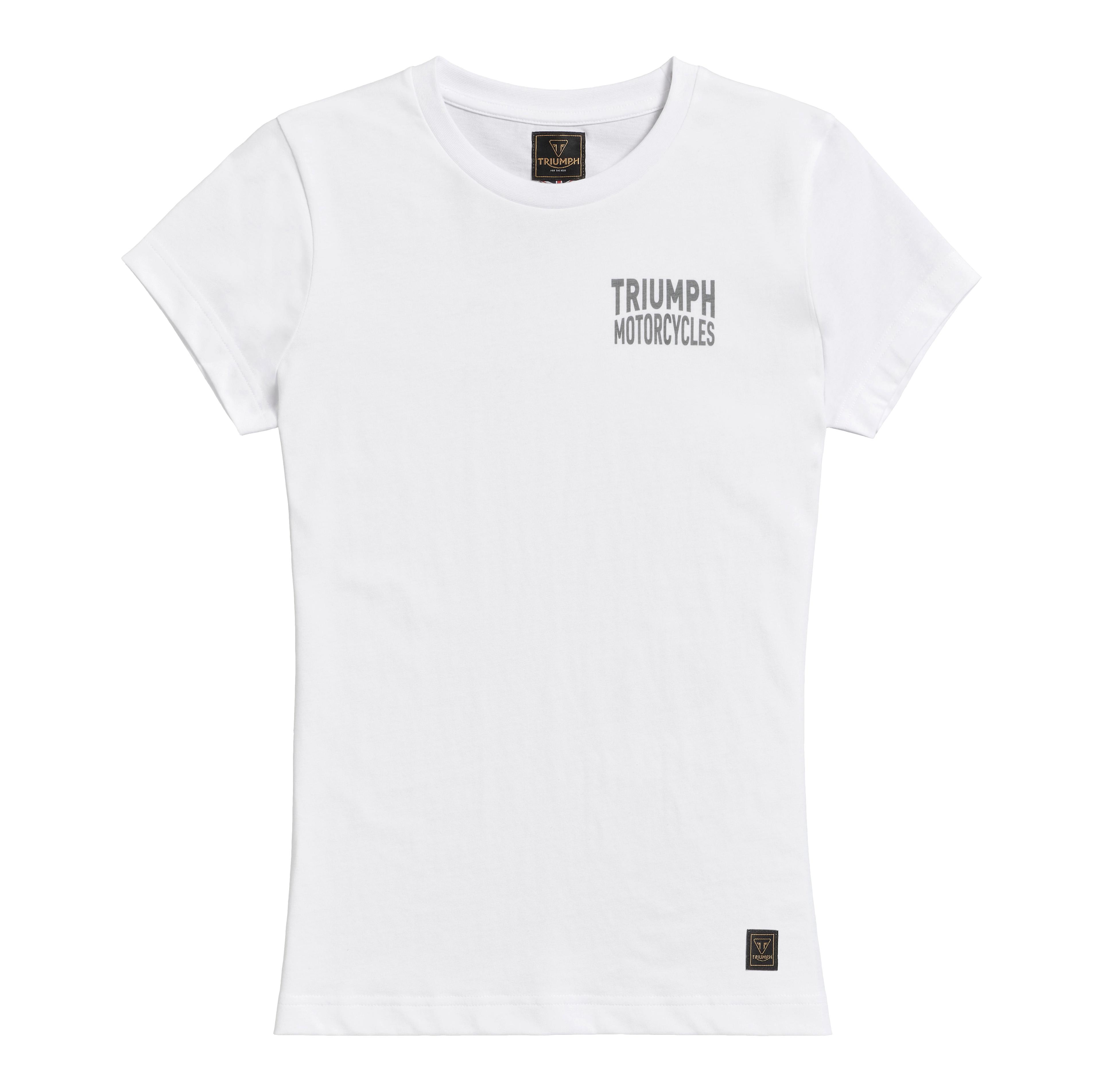 LADIES PISTON RICH T-SHIRT WHITE XS image 5