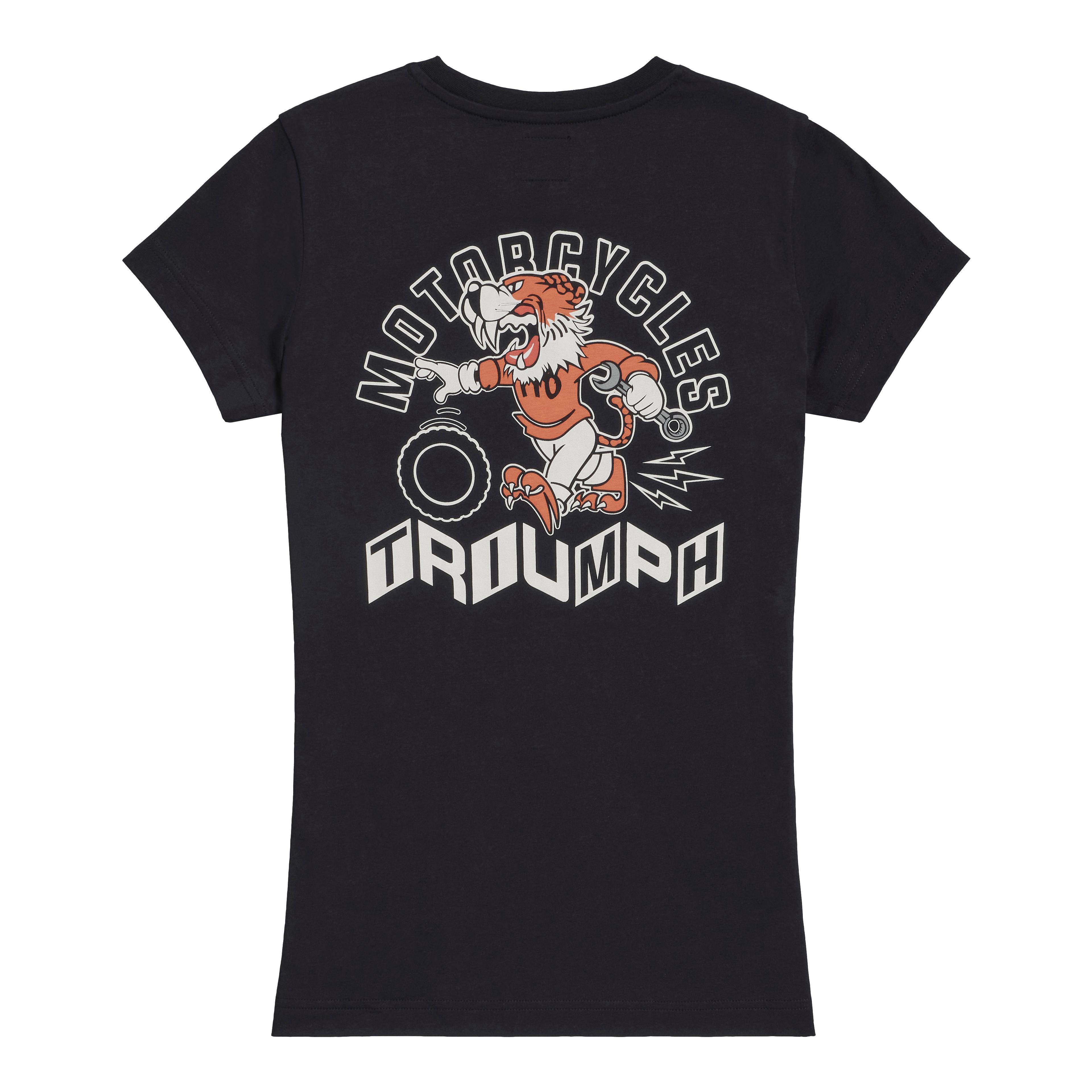 LADIES PIT STOP T-SHIRT BLACK XXS image 3