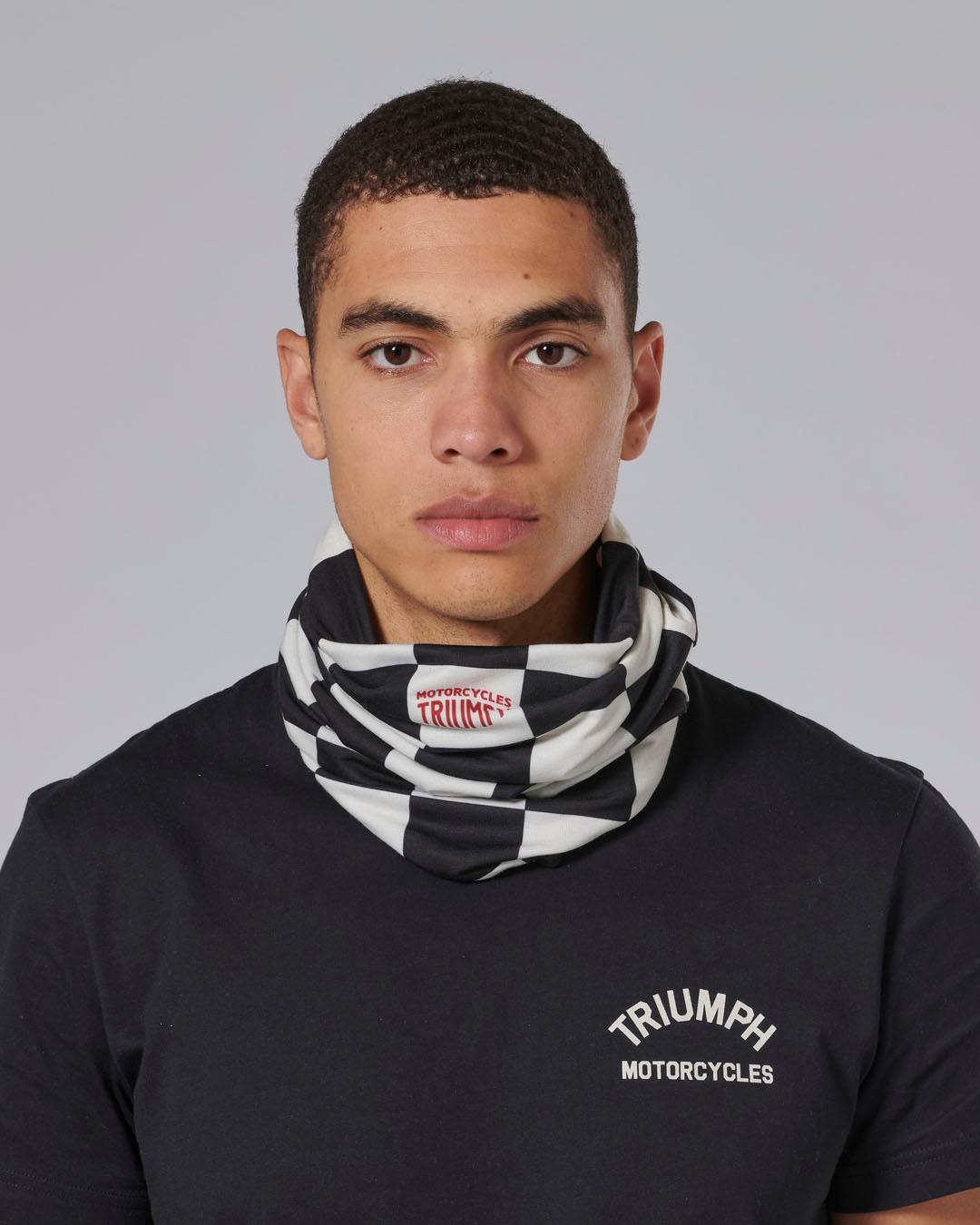 COHEN NECK TUBE BLACK / BONE image 4