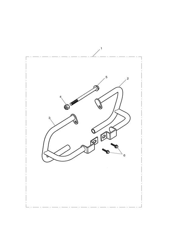 Dresser Bar Kit, Chrome
