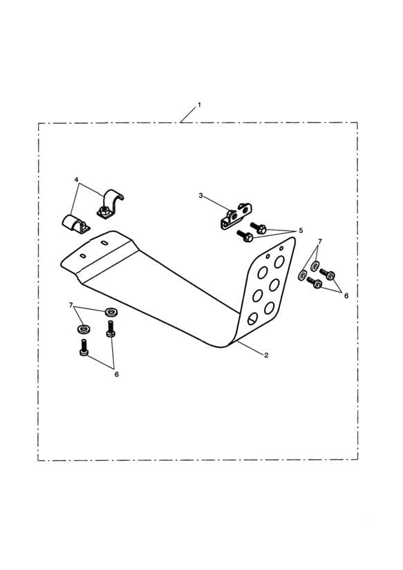 Skid Plate Kit, Black
