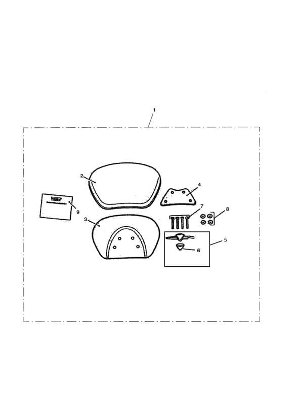 Longhaul Backrest Pad, Passenger
