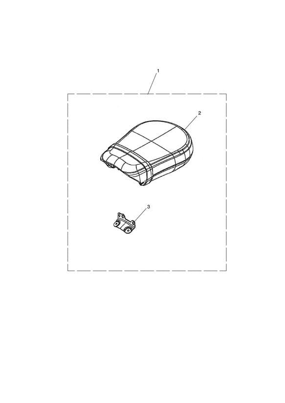 Pillion Seat Kit - > 455548