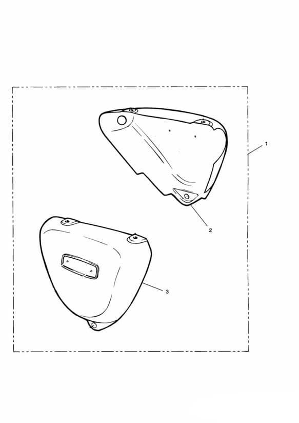 Chrome Side Panel Kit (up to VIN 71698)
