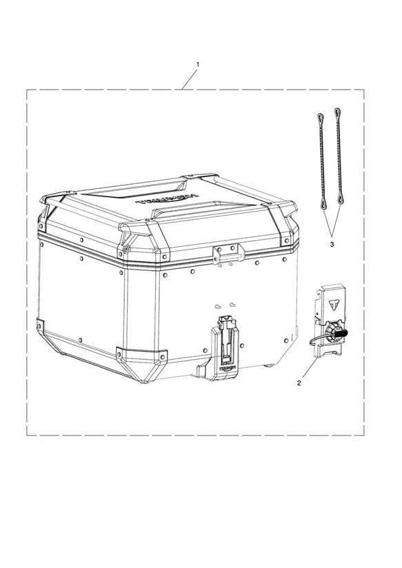 Top Box, Aluminium, Silver