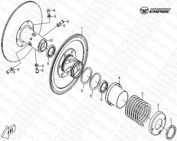 E16 — SECONDARY SHEAVE