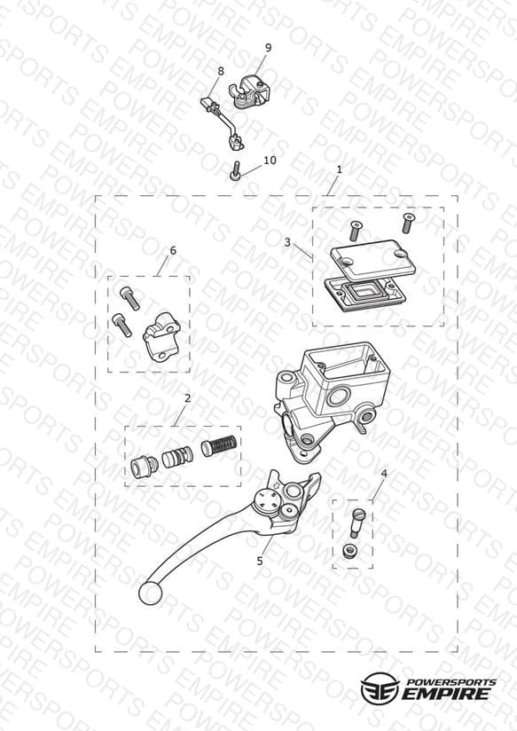 Front Brake Master Cylinder & Hoses