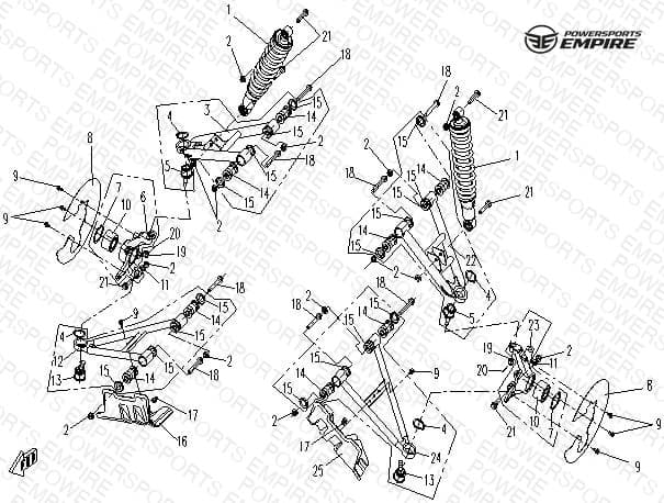 F17 — FRONT SUSPENSION