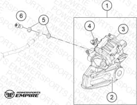 REAR BRAKE CALIPER