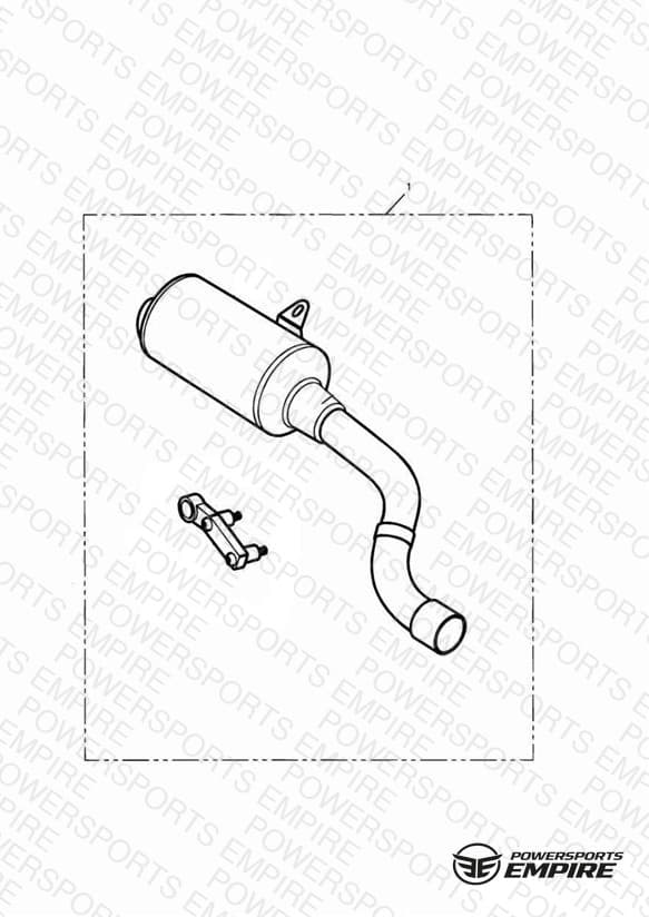 Silencer Kit, SS, Type 1E 207555 >