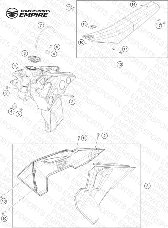 TANK, SEAT