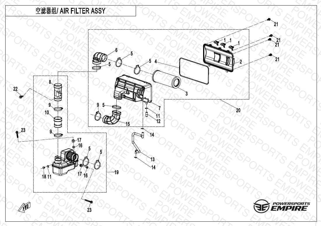 F41-V2 — AIR FILTER ASSY