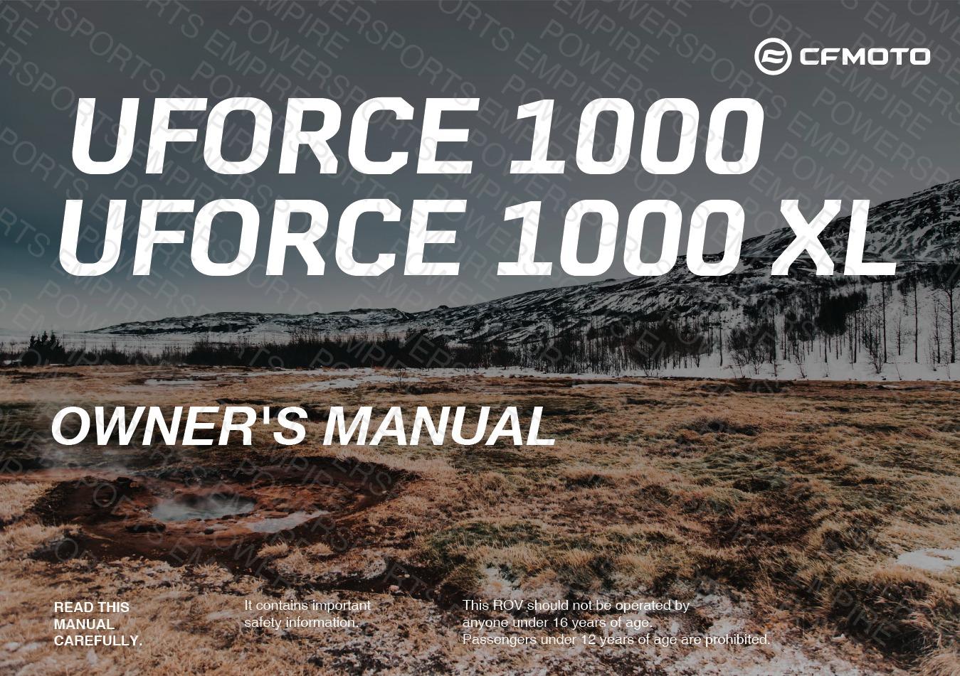 F38-A — OWNER'S MANUAL