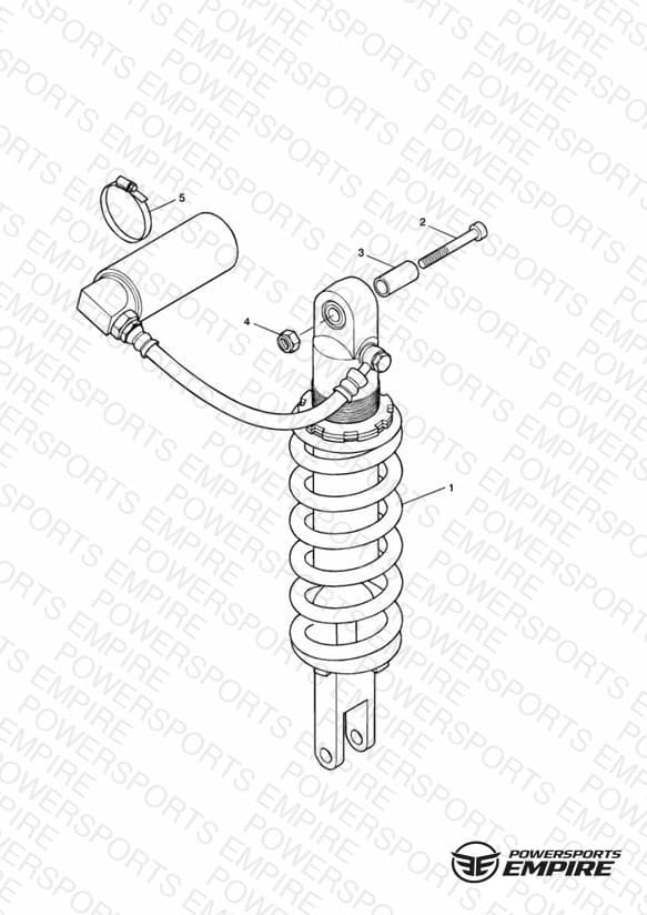 Rear Suspension Unit Double sided swingarm