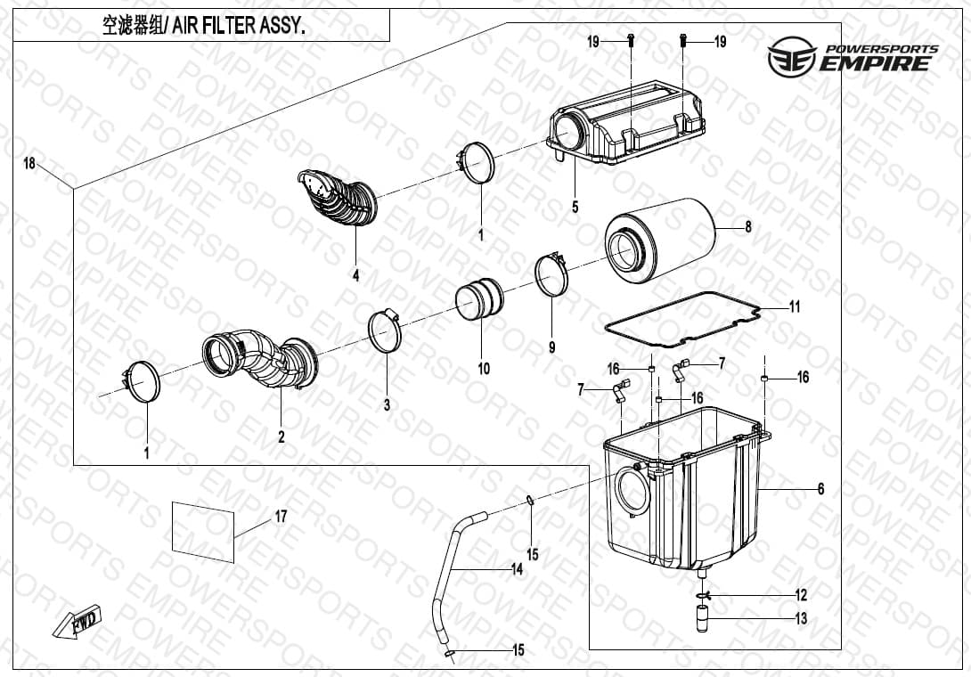 F41 — AIR FILTER ASSY.