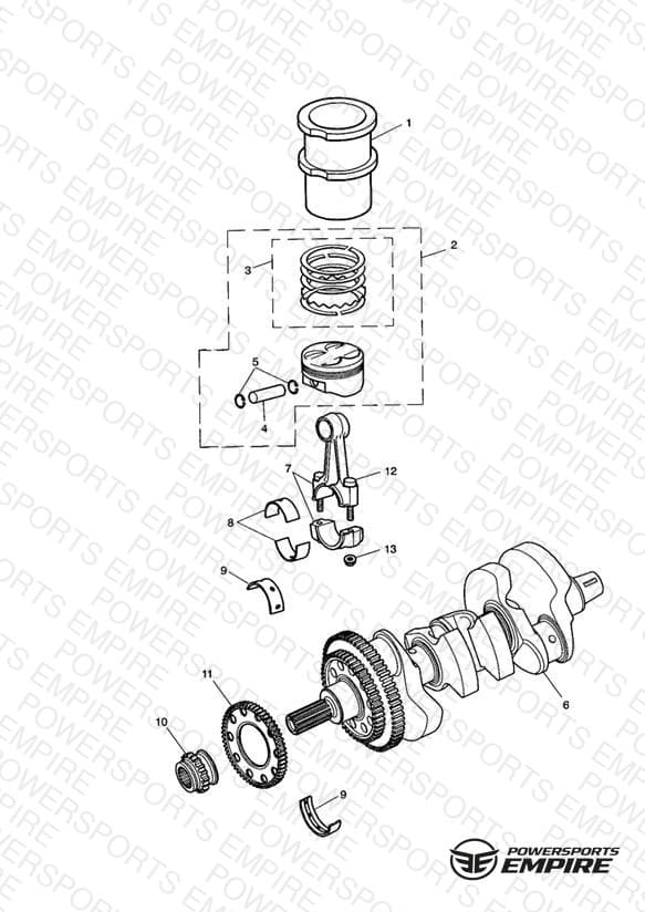 Crankshaft/Conn Rod/Pistons and Liners
