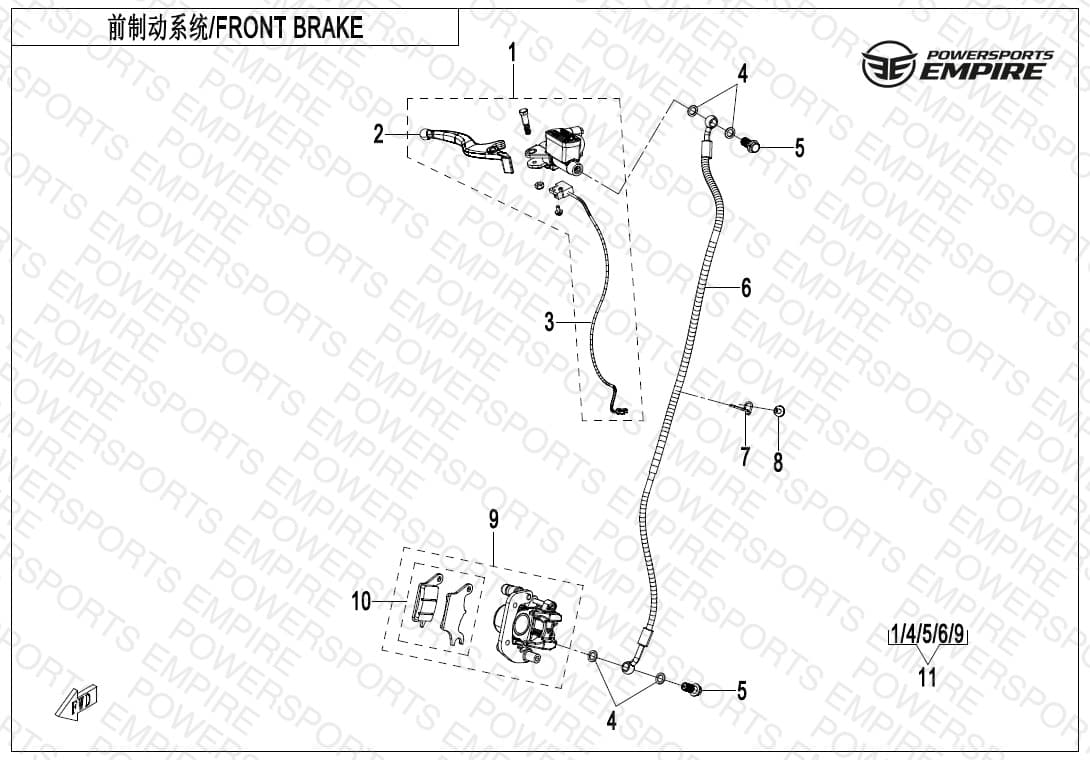F08 — FRONT BRAKE