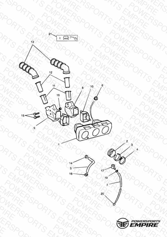 Airbox 3 Cylinder - All Markets Except US CAL