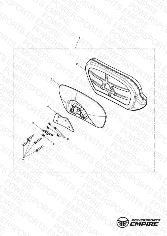 Backrest, Passenger, Kit