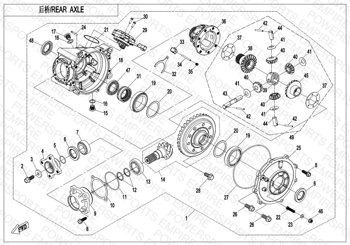 F33-A — REAR AXLE(ON CAMMAND)