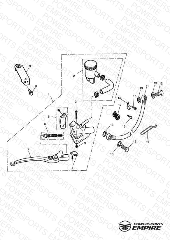 Front Brake Master Cylinder & Hoses