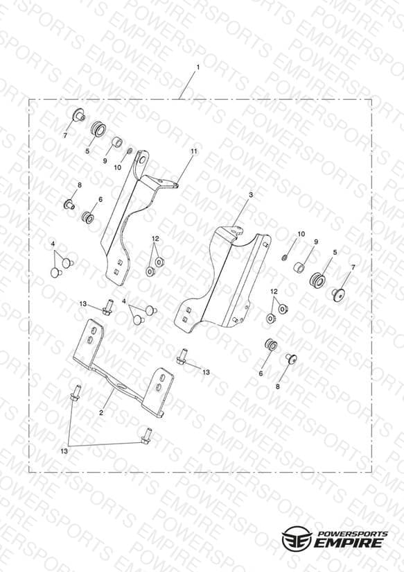 Screen Mounting Brackets Kit