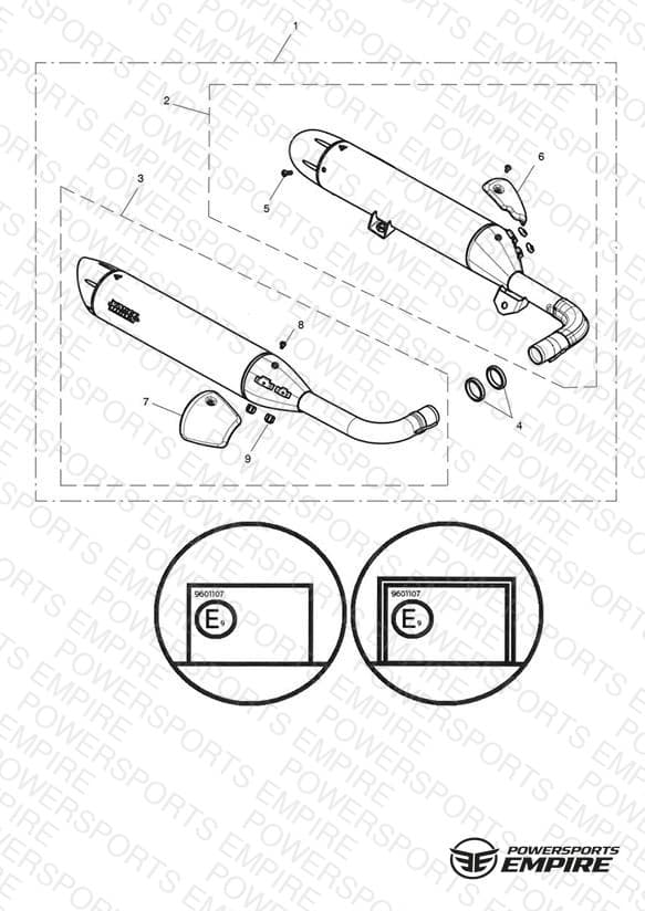 Silencer Pair, Homol, Black
