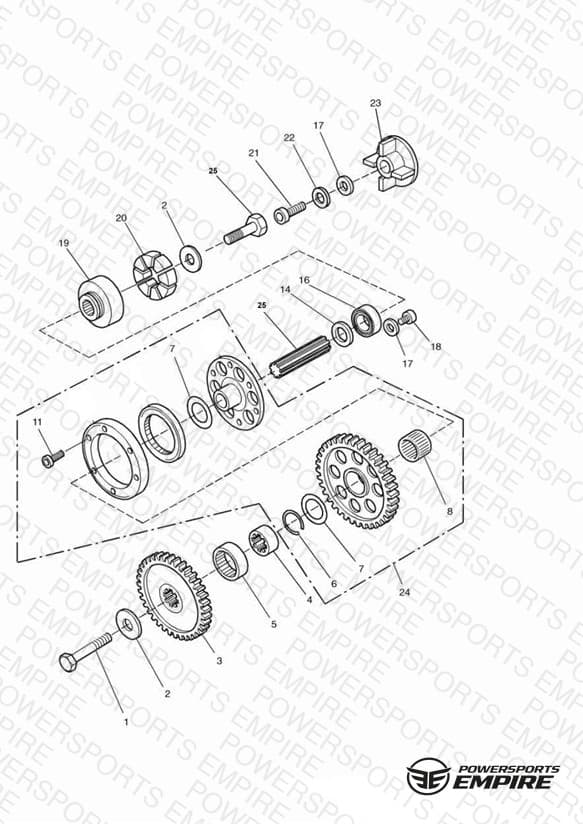 Alternator/ Starter Drive Gears