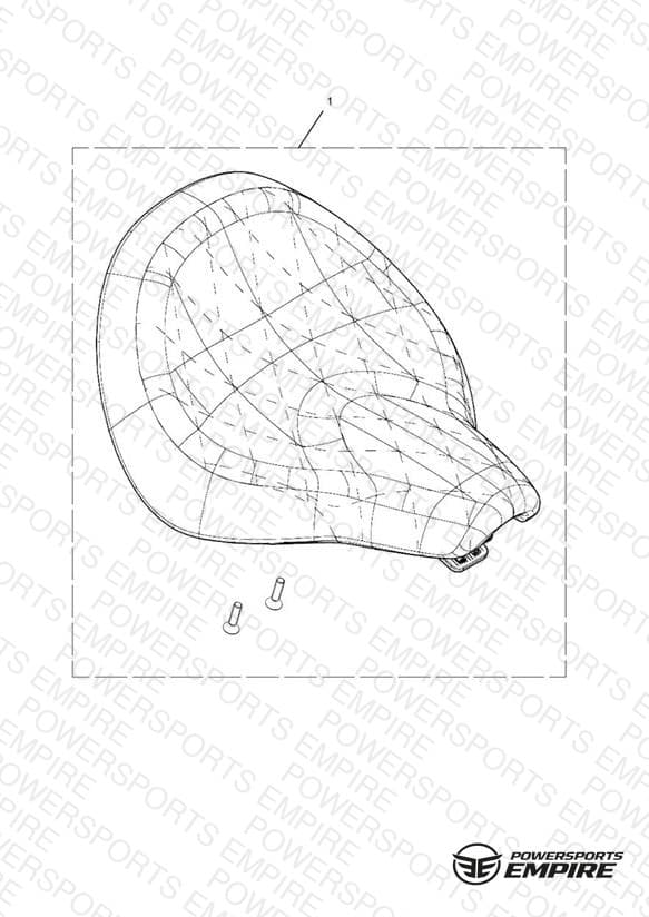 Seat, Rider, Quilted, Brown