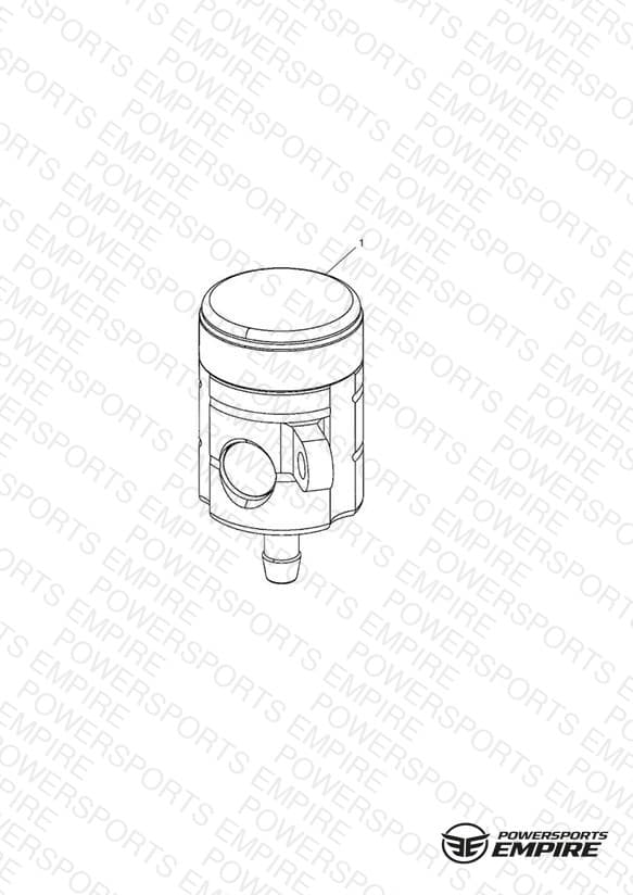 Brake Reservoir, Rear, Type 3